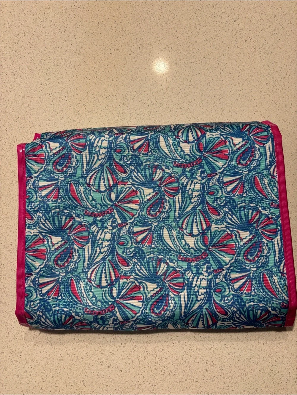 Lilly Pulitzer for Target Pink, Teal & Blue Hanging Jewelry Organizer